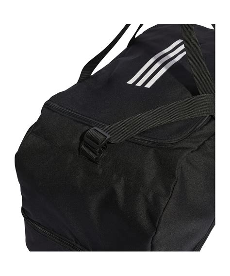 adidas Tiro League Duffel Bag Gr. L Schwarz Weiss